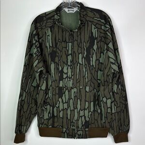 Vintage Muleskins Camo Trebark Full Zip Jacket Size Large